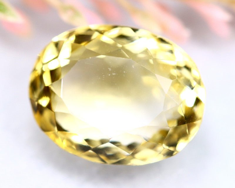 Natural Citrine 16.22 ct – Oval Cut, Heated