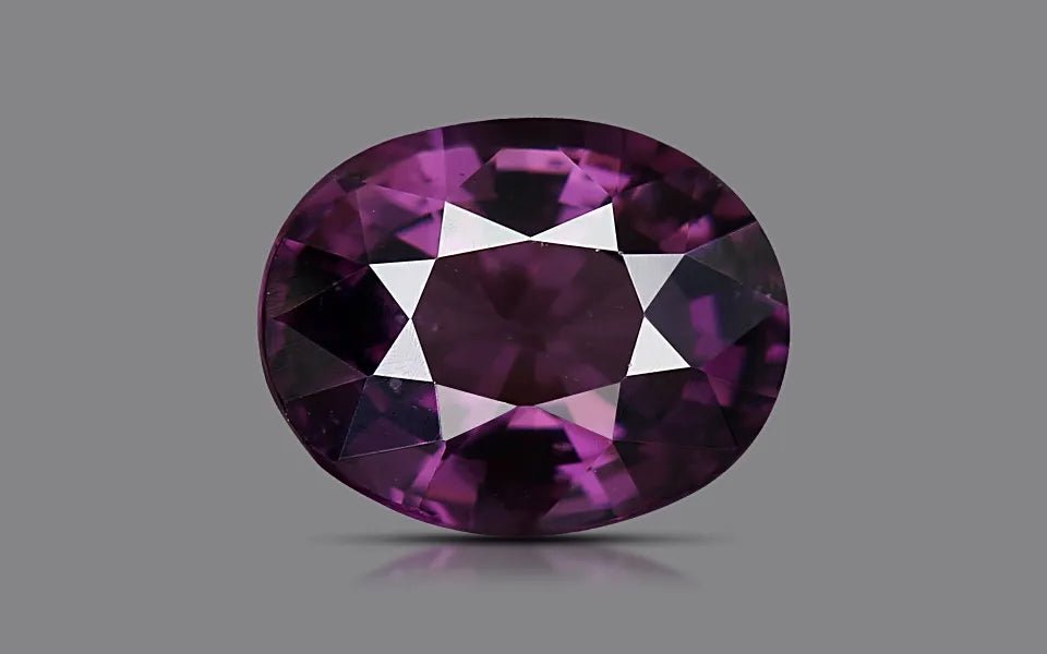 Natural Deep Purple Spinel 2.26 ct – Oval Cut, Untreated, IGI