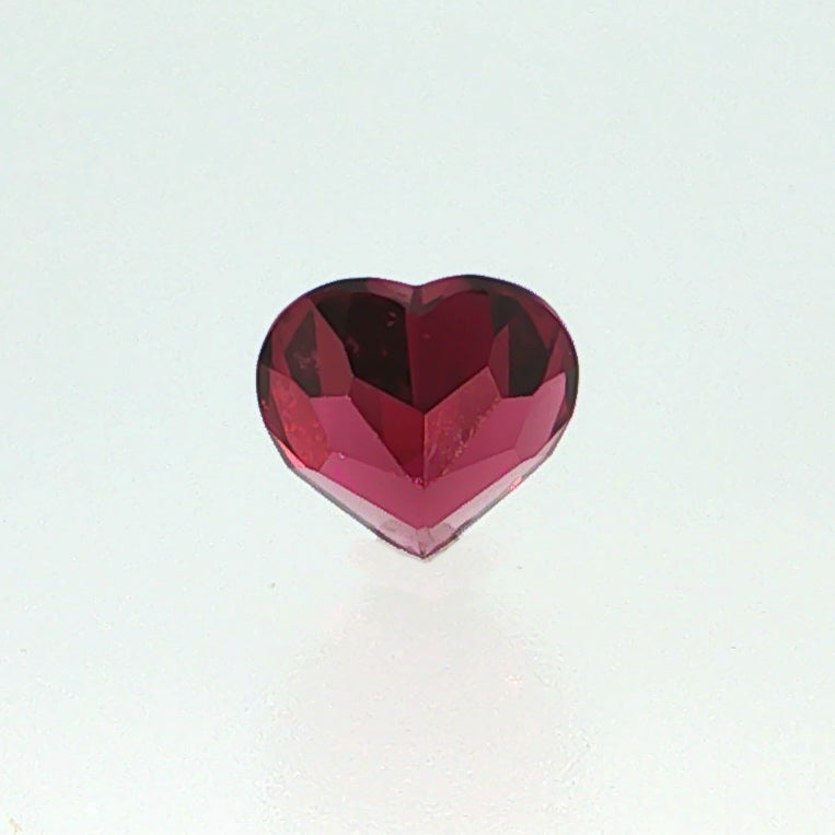 Natural Almandine Garnet 1.73 ct – Heart Cut, Untreated