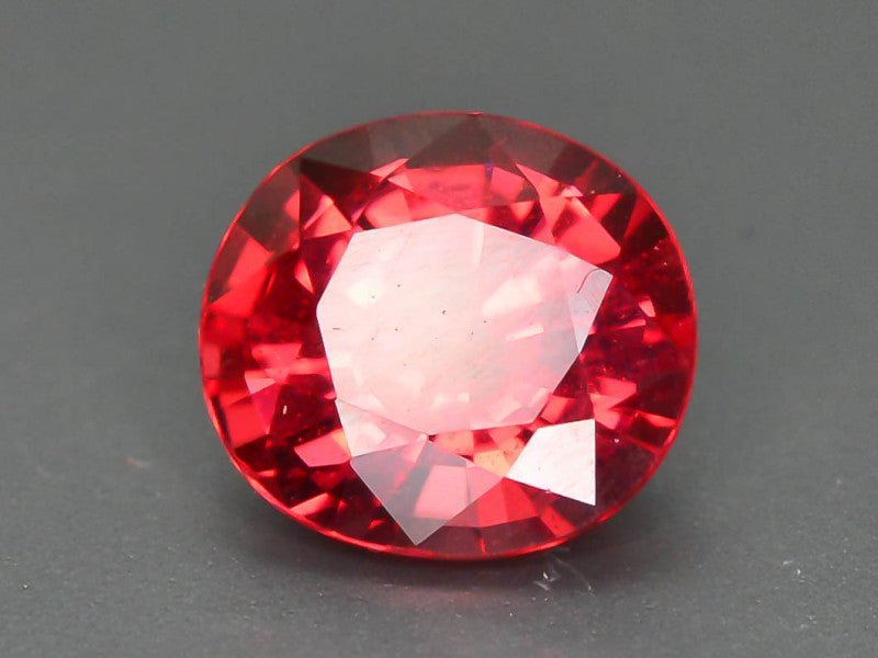 Natural Garnet 1.10 ct – Round Cut, Untreated, Pinkish Red