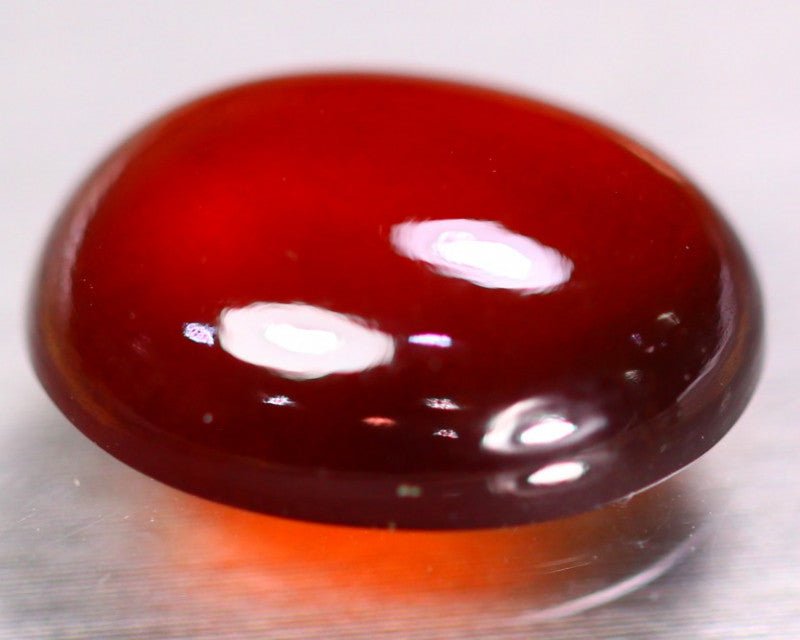 Natural Hessonite Garnet 12.09 ct – Oval Cut, Untreated