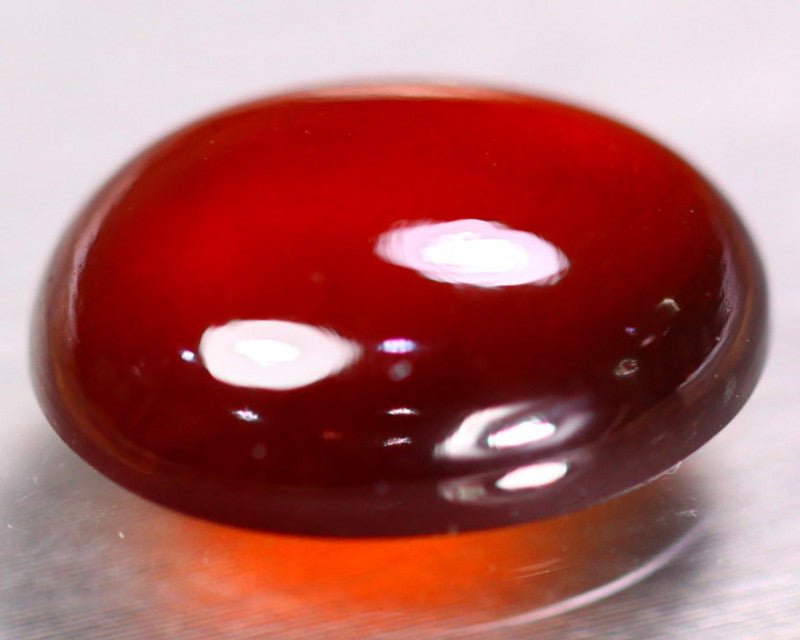 Natural Hessonite Garnet 12.09 ct – Oval Cut, Untreated