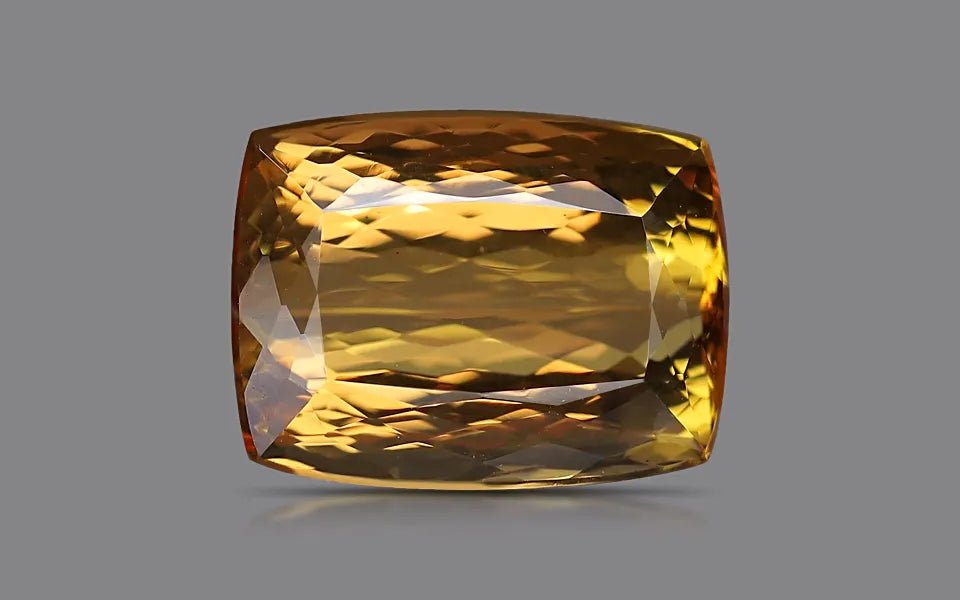 Natural Imperial Topaz 12.40 ct – Cushion Cut, Untreated, IGI Certified