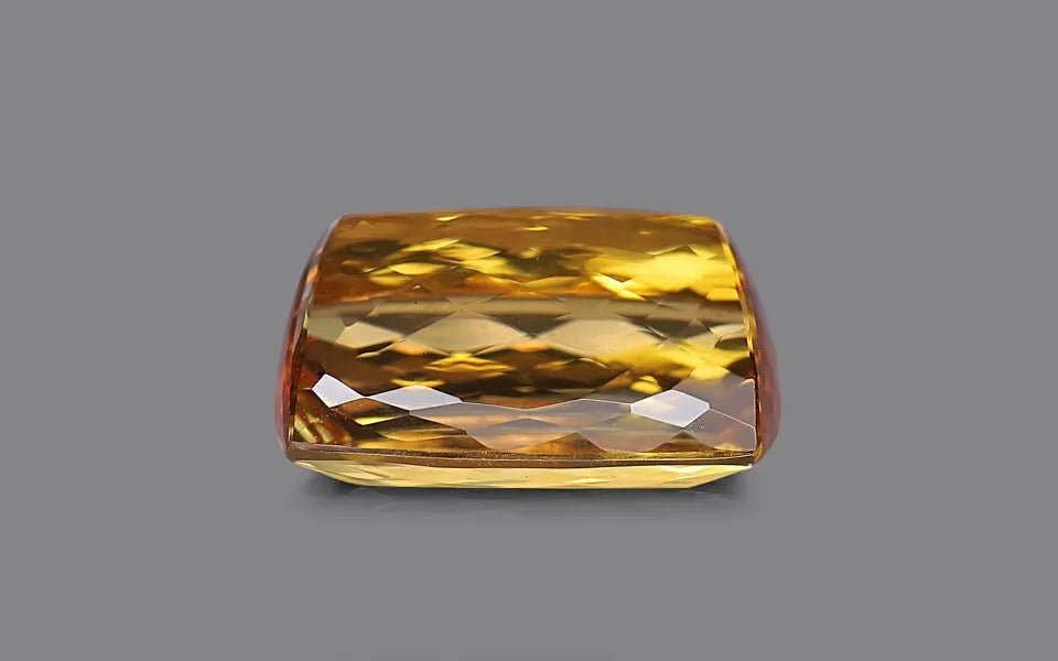 Natural Imperial Topaz 12.40 ct – Cushion Cut, Untreated, IGI Certified