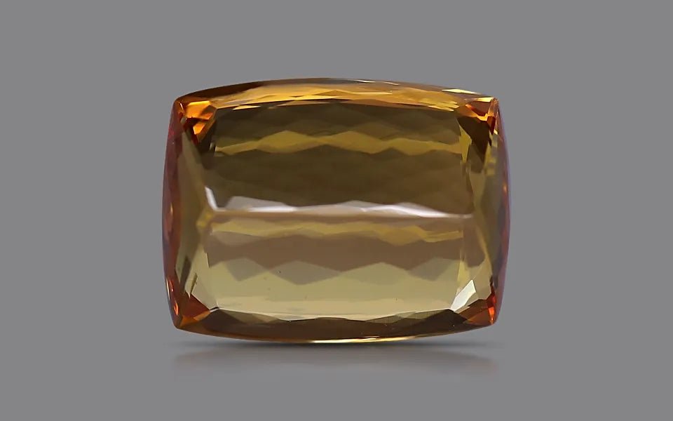Natural Imperial Topaz 12.40 ct – Cushion Cut, Untreated, IGI Certified
