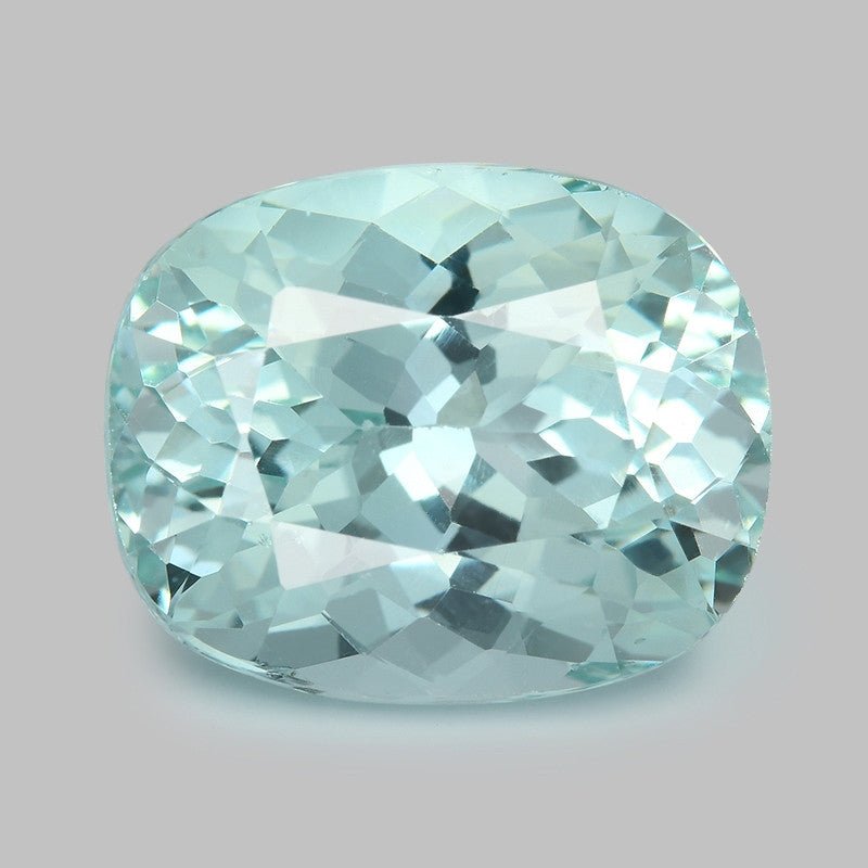Natural Lagoon Blue Apatite 8.44 ct – Cushion Cut, Untreated