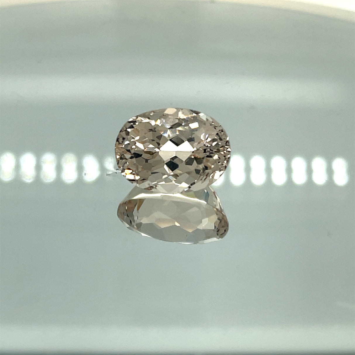 Natural Morganite 10.24 ct – Oval Cut, Unheated