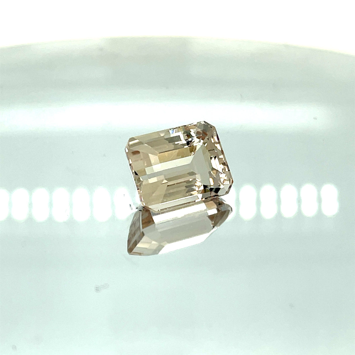 Natural Morganite 10.70 ct – Emerald Cut, Unheated