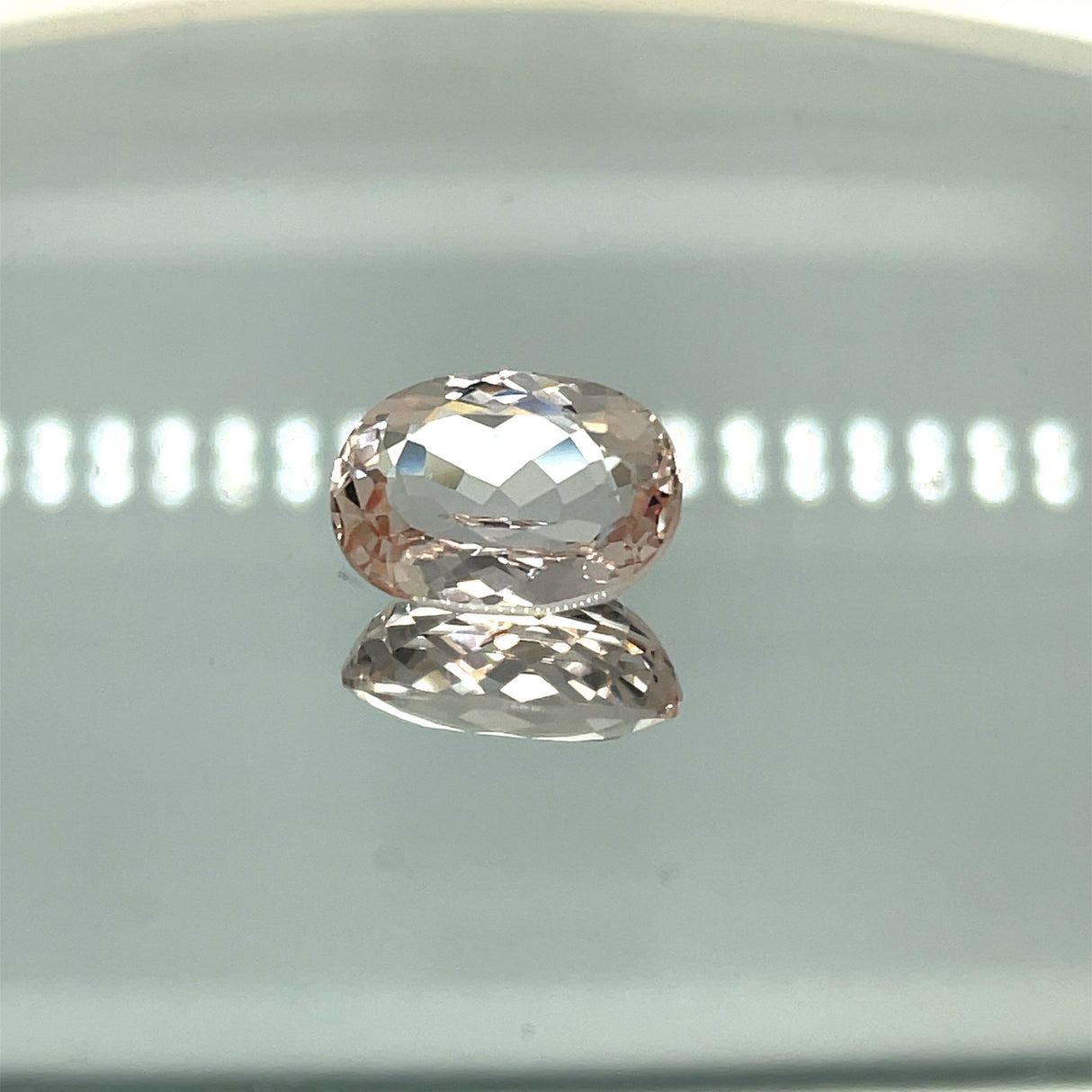 Natural Morganite 10.81 ct – Oval Cut, Unheated