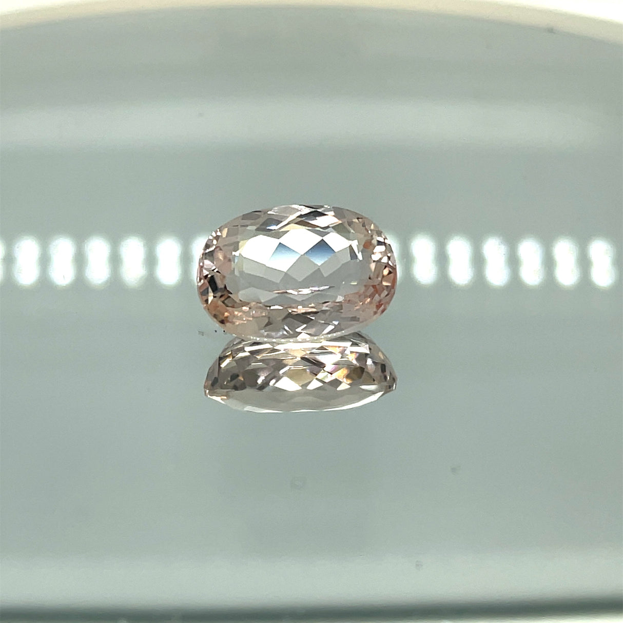 Natural Morganite 10.81 ct – Oval Cut, Unheated