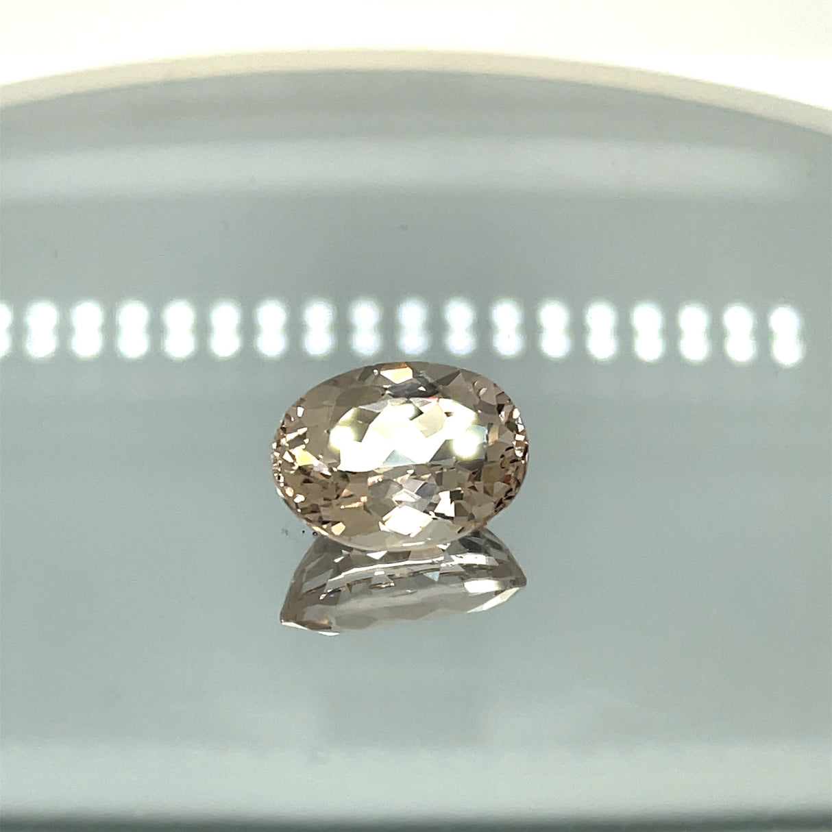 Natural Morganite 11.70 ct – Oval Cut, Unheated