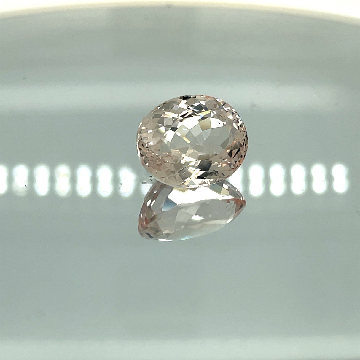 Natural Morganite 12.27 ct – Oval Cut, Unheated