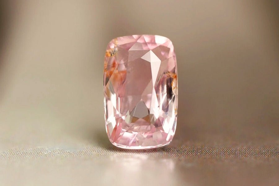 Natural Padparadscha Sapphire 1.06 ct – Antique Cushion, Untreated, Lotus Gemology Certified
