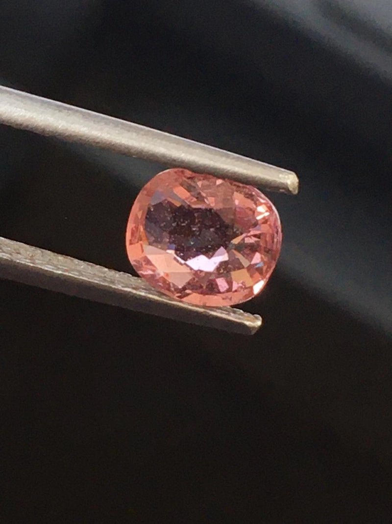 Natural Padparadscha Sapphire 1.08 ct – Cushion Cut, Heated, GRS Certified