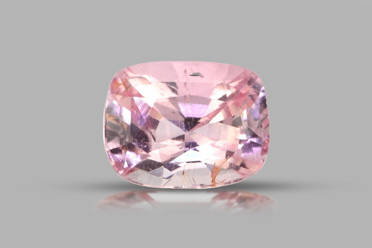 Natural Padparadscha Sapphire 1.51 ct – Cushion Cut, Untreated, C. Dunaigre Certified