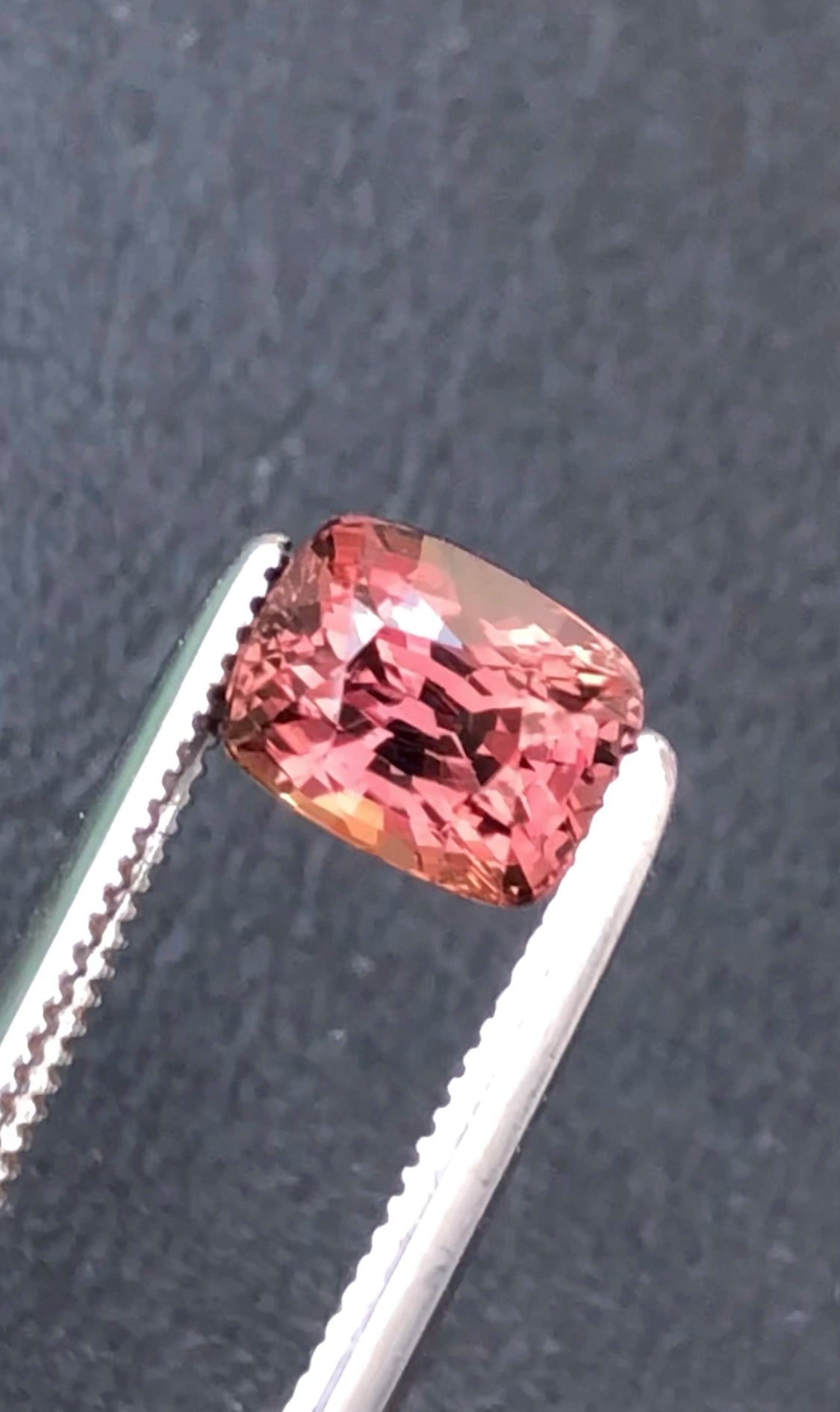 Natural Padparadscha Sapphire 1.55 ct – Cushion Cut, Untreated, AIG Certified