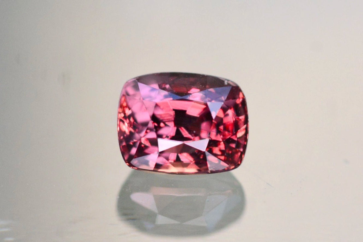 Natural Padparadscha Sapphire 1.55 ct – Cushion Cut, Untreated, AIG Certified