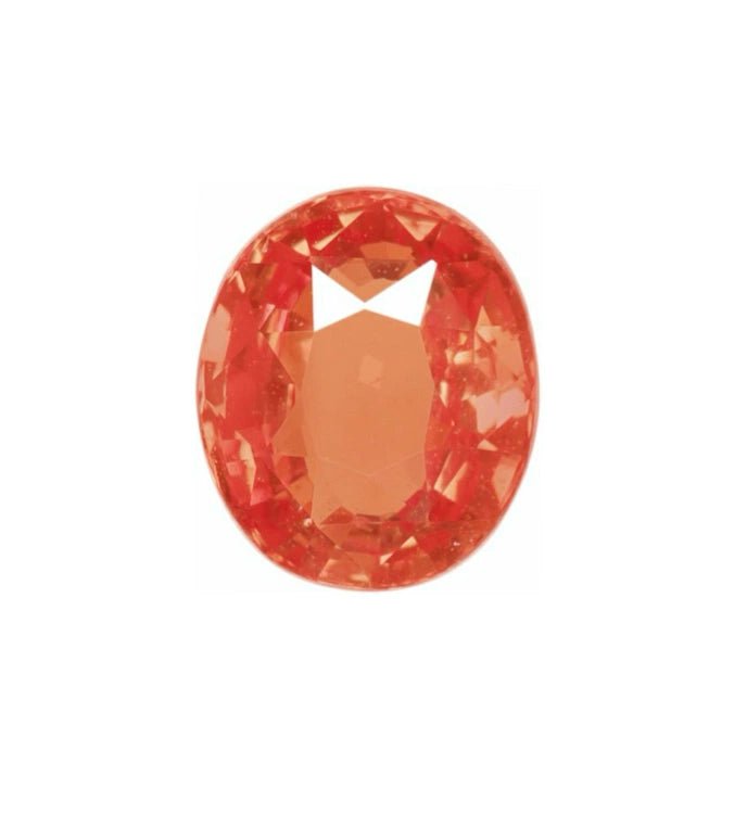 Natural Padparadscha Sapphire 1.56 ct – Oval Cut, Untreated, GRS Certified