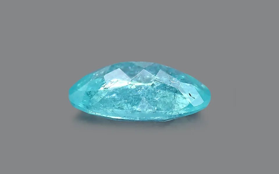 Natural Paraiba Tourmaline 0.61 ct – Oval Cut, Heated, AIGS Certified