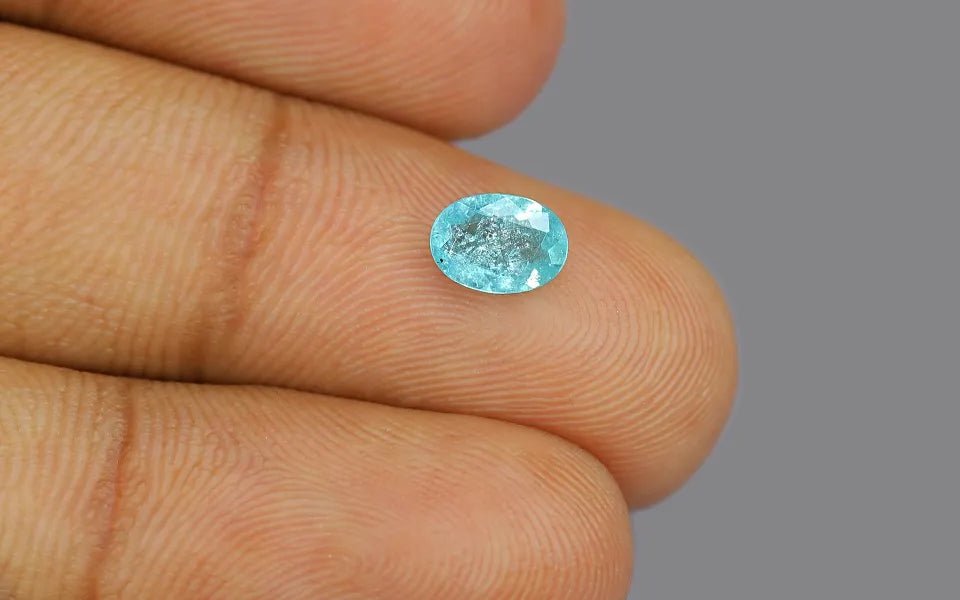 Natural Paraiba Tourmaline 0.61 ct – Oval Cut, Heated, AIGS Certified