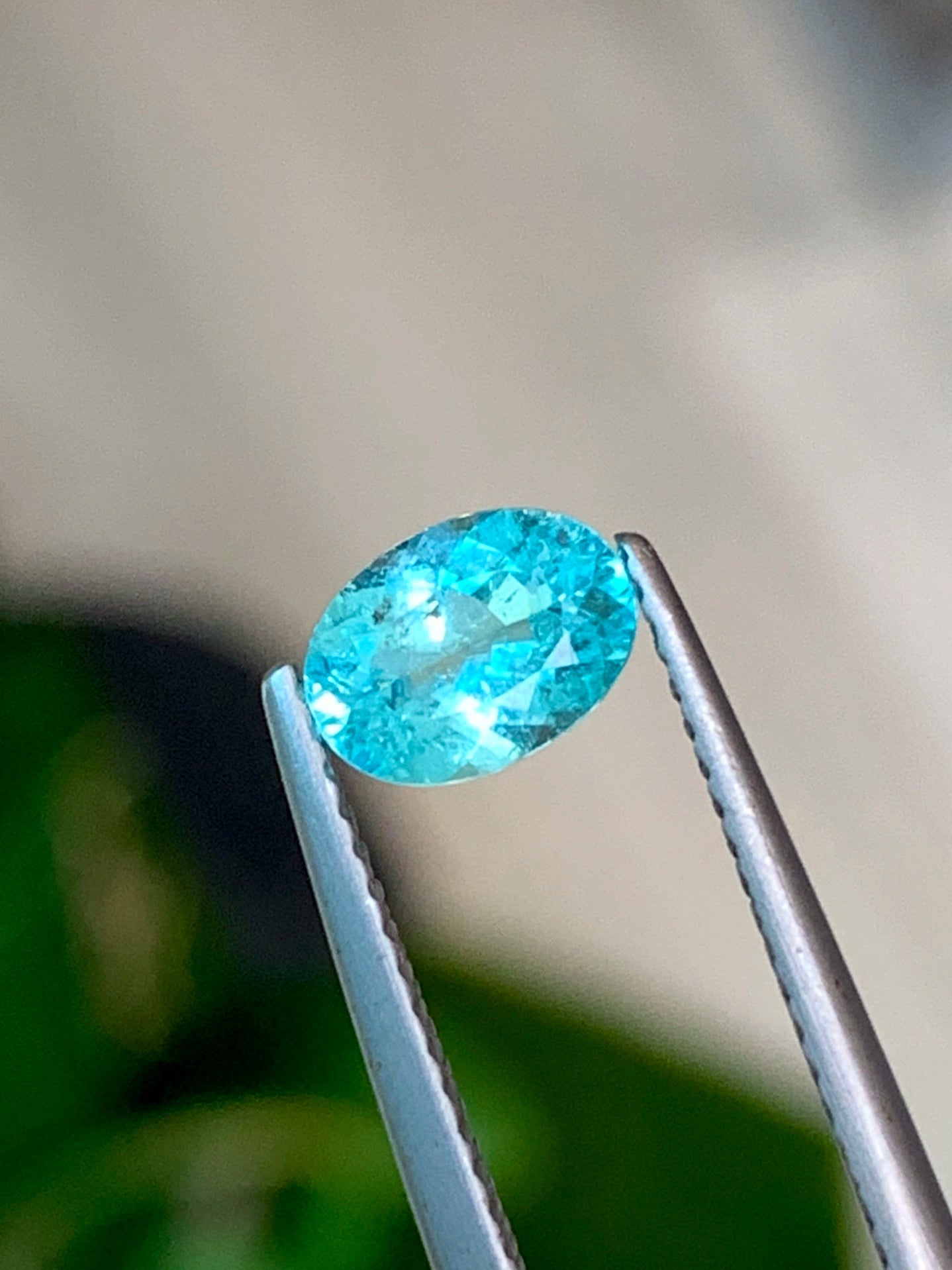 Natural Paraiba Tourmaline 0.75 ct – Oval Cut, Heated, GIA Certified