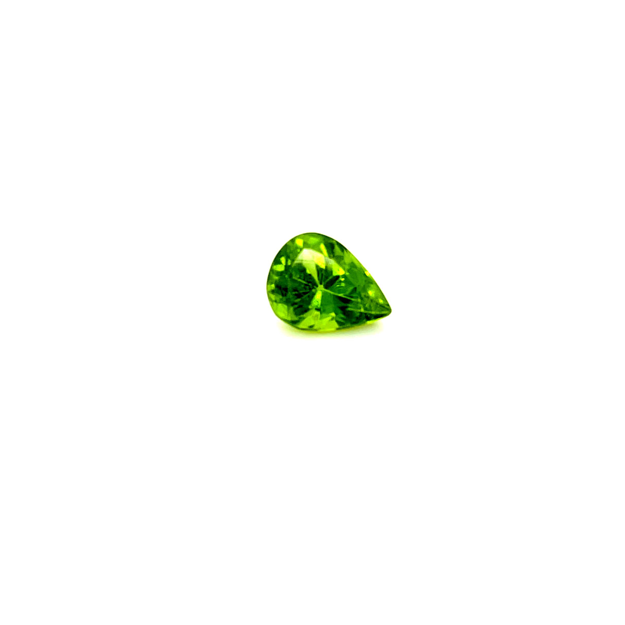 Natural Peridot 3.45 ct – Green, Pear Cut, Untreated