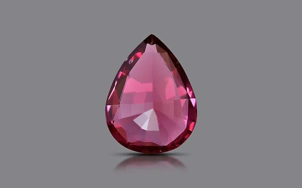 Natural Red Spinel 3.23 ct – Pear Cut, Untreated, Lotus Certified, Sri Lanka