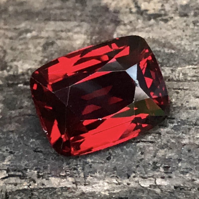 Natural Rhodolite Garnet 4.14 ct – Cushion Cut, Untreated