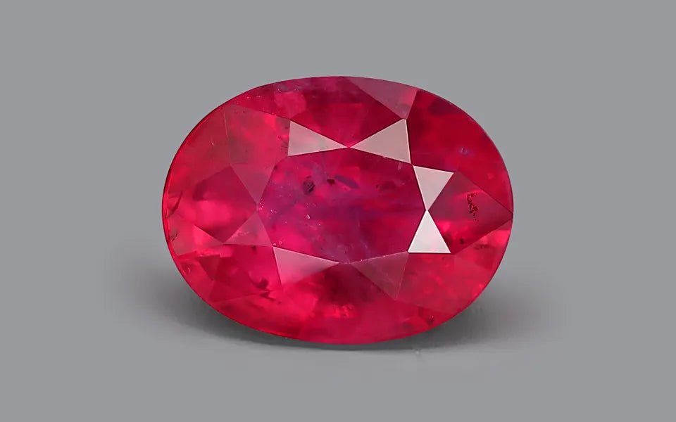 Natural Ruby 0.82 ct – Oval Cut, Heated, ITLGR Certified