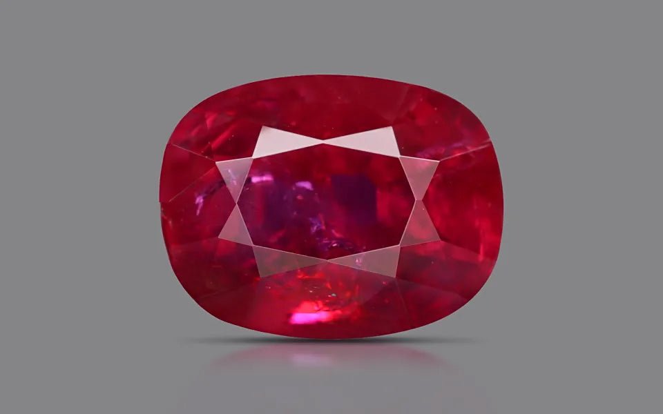 Natural Ruby 2.57 ct – Vivid Red "Pigeon’s Blood", Oval Cut, Untreated, Burma, GRS Certified