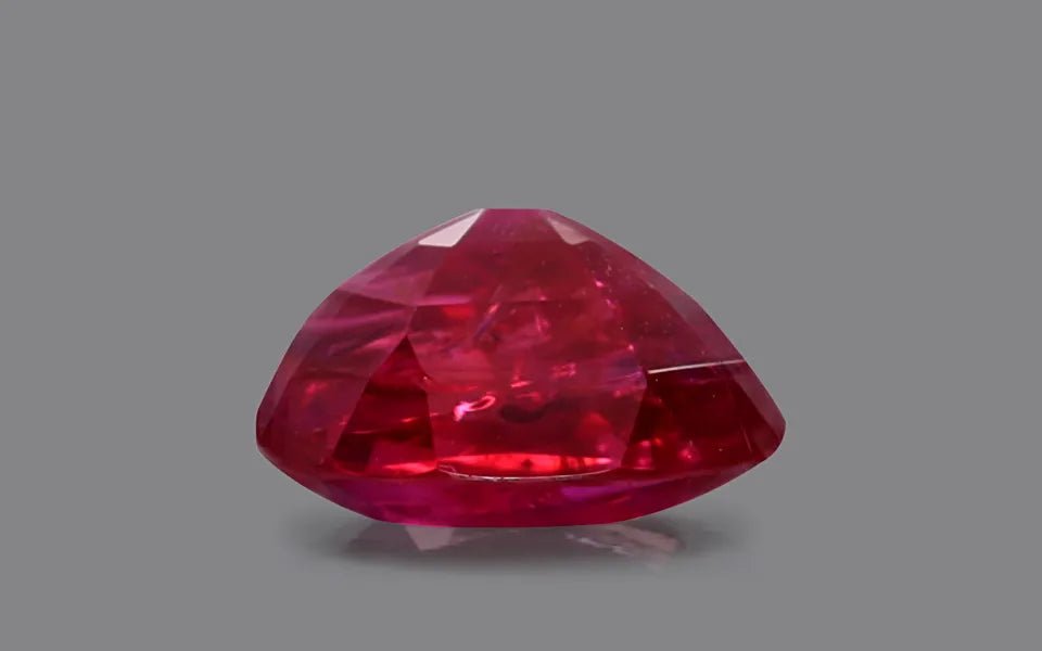 Natural Ruby 2.57 ct – Vivid Red "Pigeon’s Blood", Oval Cut, Untreated, Burma, GRS Certified