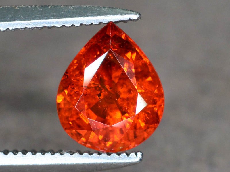 Natural Spessartite Garnet 1.55 ct – Pear Cut, Untreated