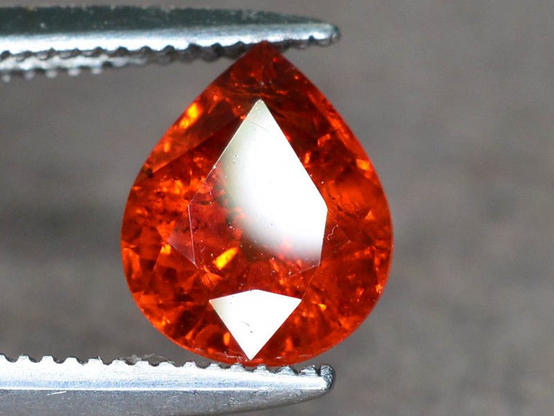 Natural Spessartite Garnet 1.55 ct – Pear Cut, Untreated
