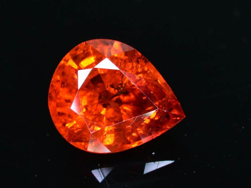 Natural Spessartite Garnet 1.55 ct – Pear Cut, Untreated