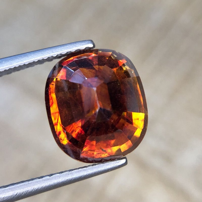 Natural Sphalerite 6.01 ct – Cushion Cut, Untreated, Africa