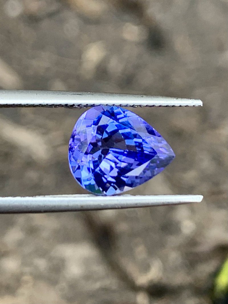 Natural Tanzanite 2.28 ct – Pear Cut, Heated