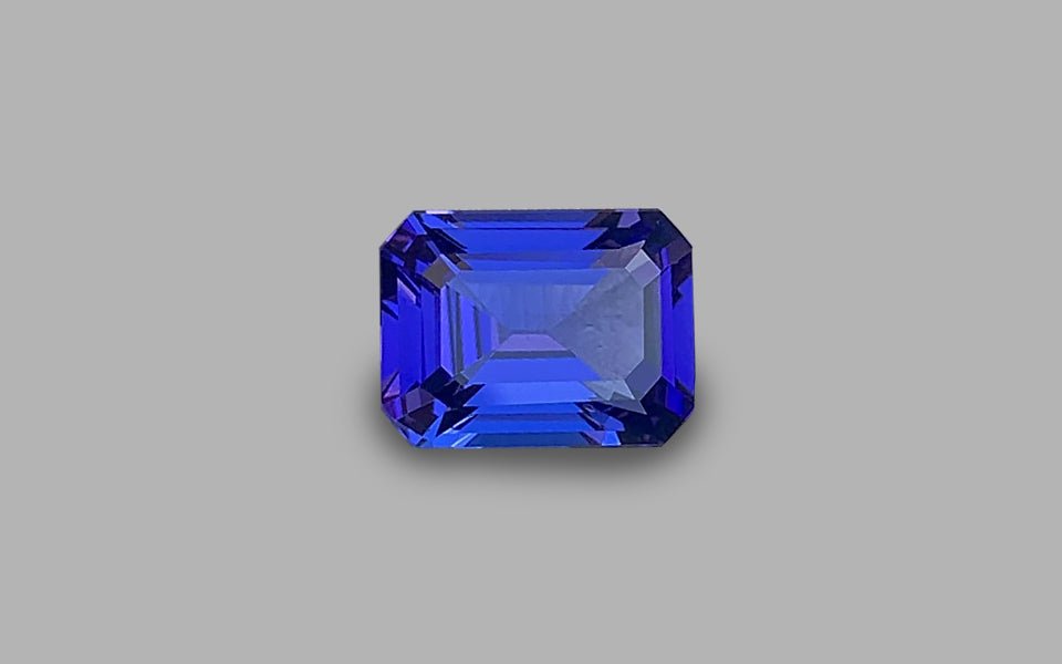 Natural Tanzanite 5.36 ct – Emerald Cut, Heated, GIA Certified