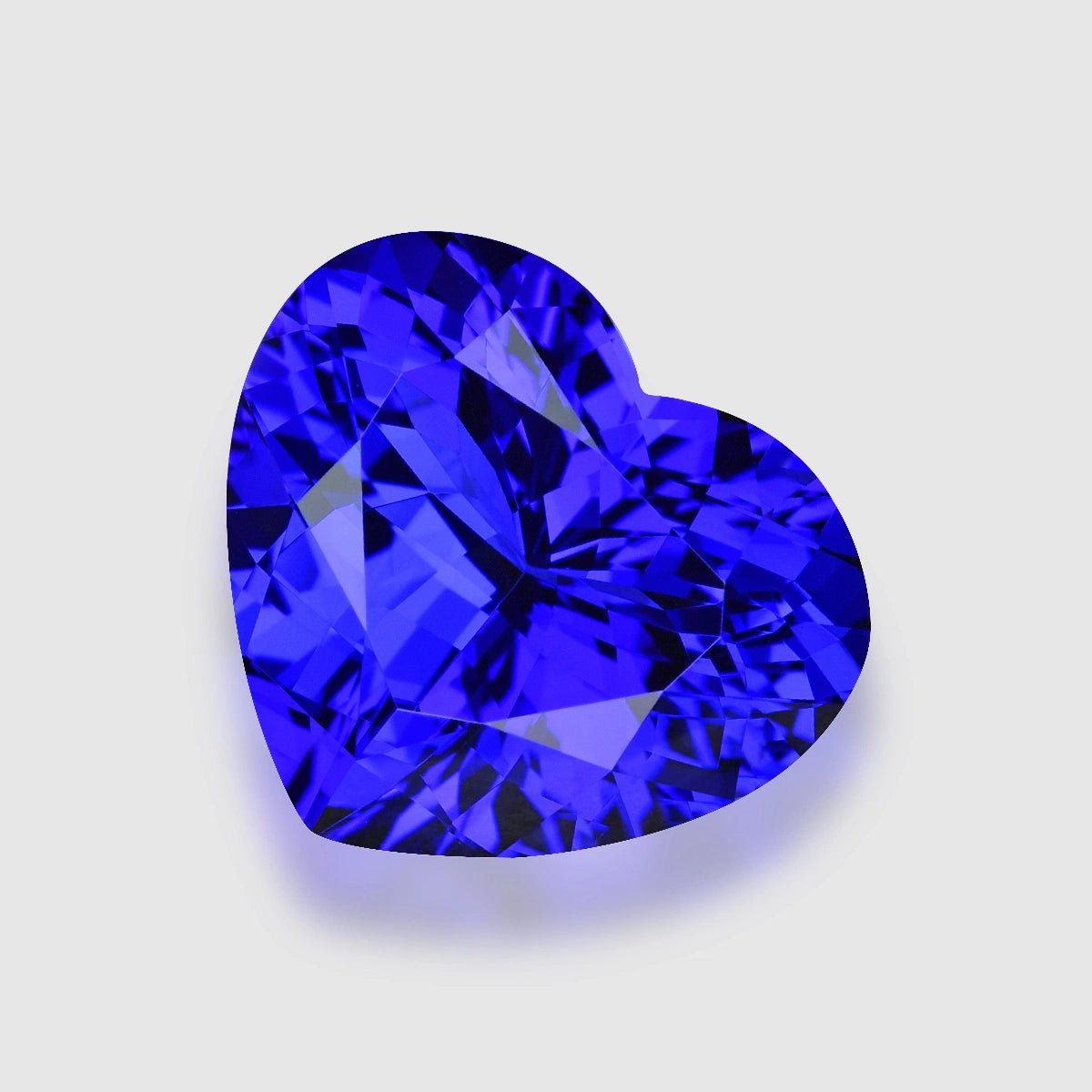 Natural Tanzanite 6.60 ct – Heart Cut, Purplish Blue
