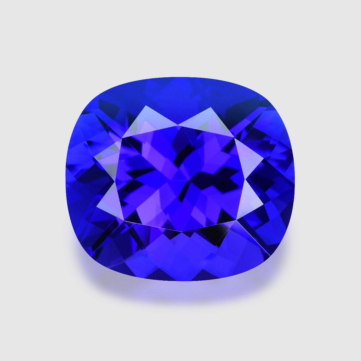 Natural Tanzanite 8.96 ct – Cushion Cut, Purplish Blue