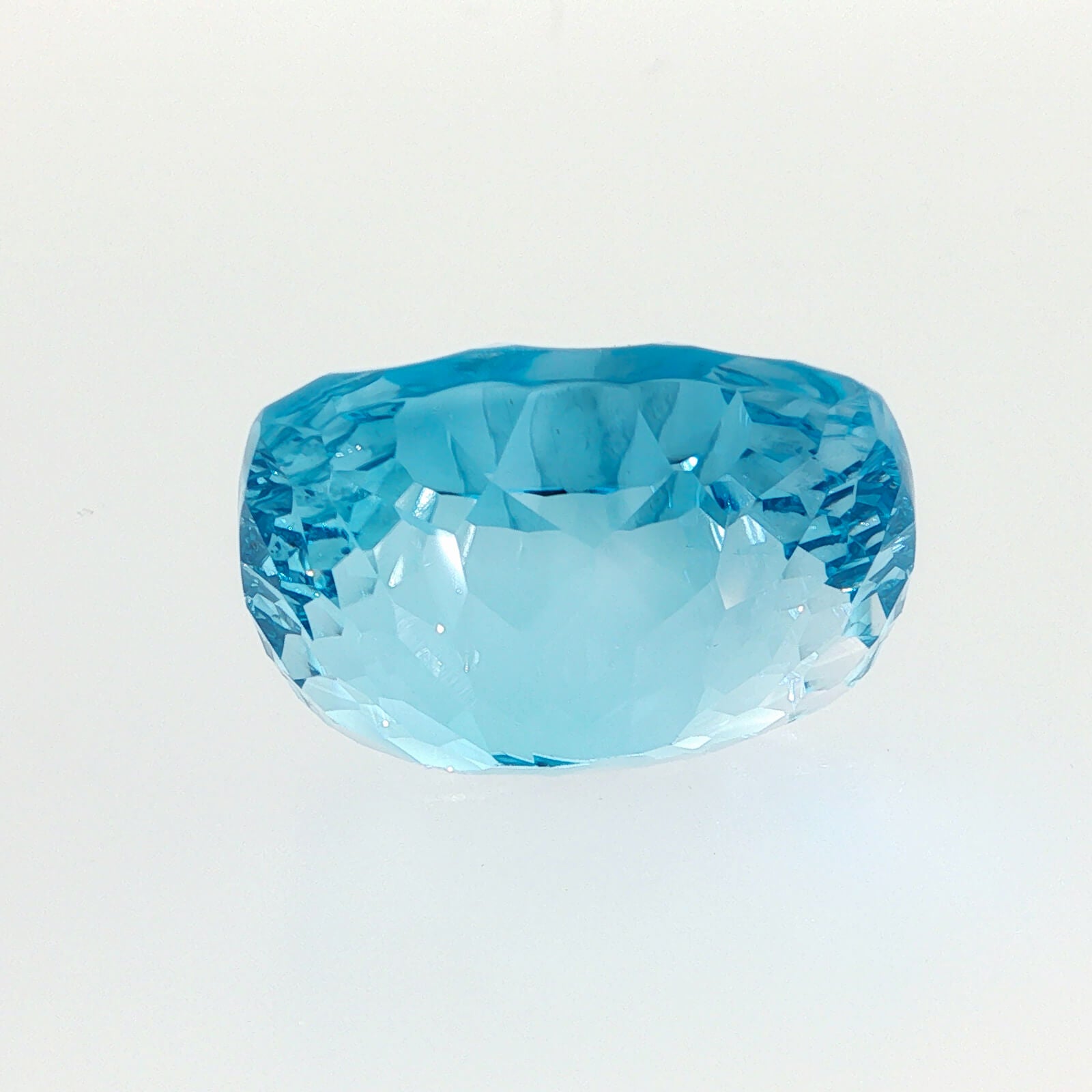 41.91 ct Swiss Blue Topaz cushion cut eye clean loose gemstone