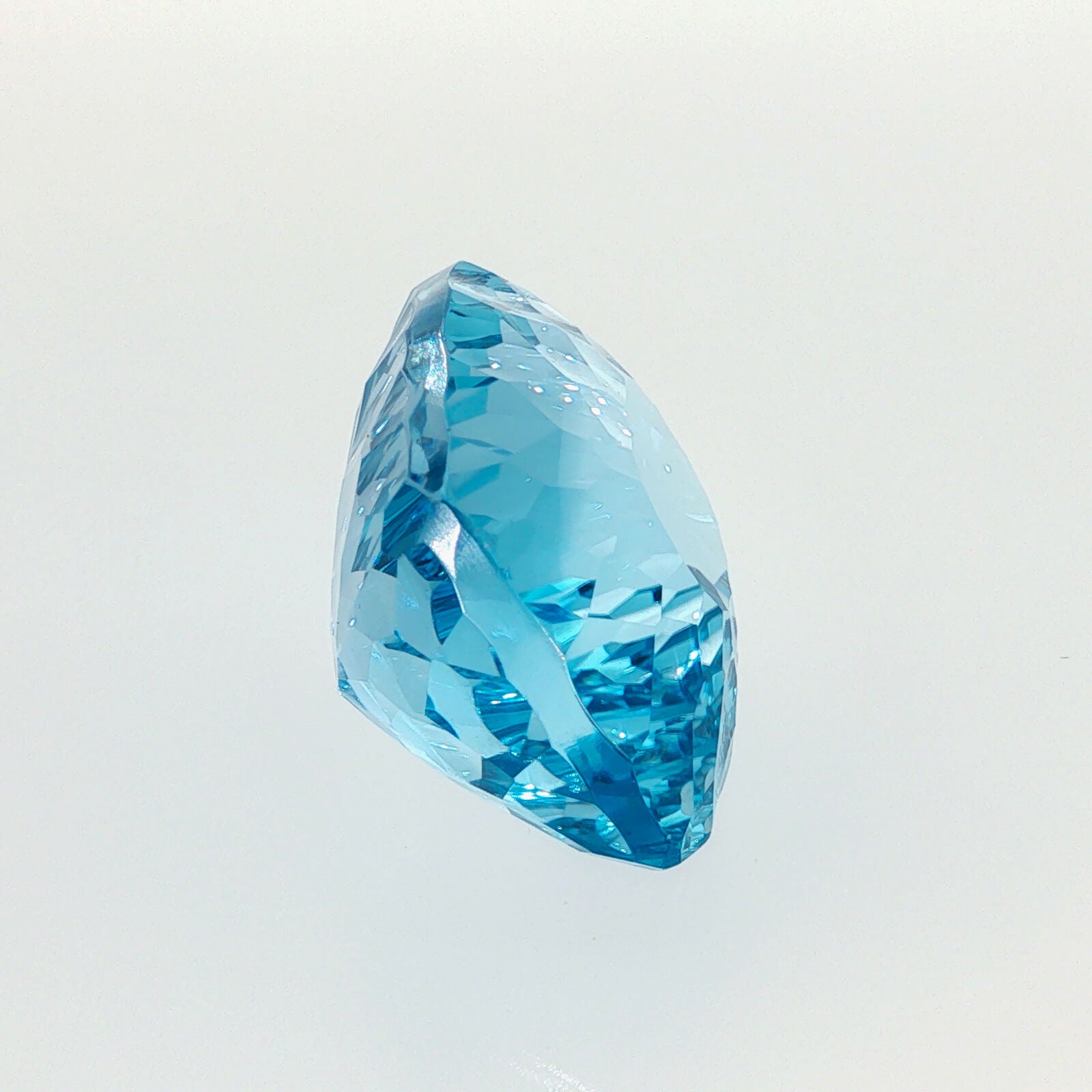 41.91 ct Swiss Blue Topaz cushion cut eye clean loose gemstone
