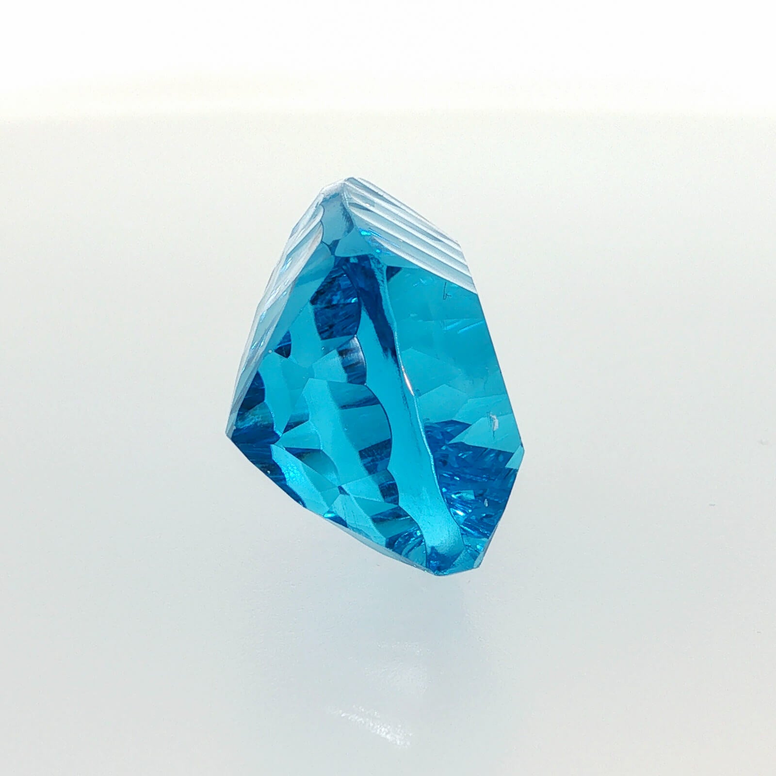 47.88 ct Swiss Blue Topaz cushion cut eye clean loose gemstone