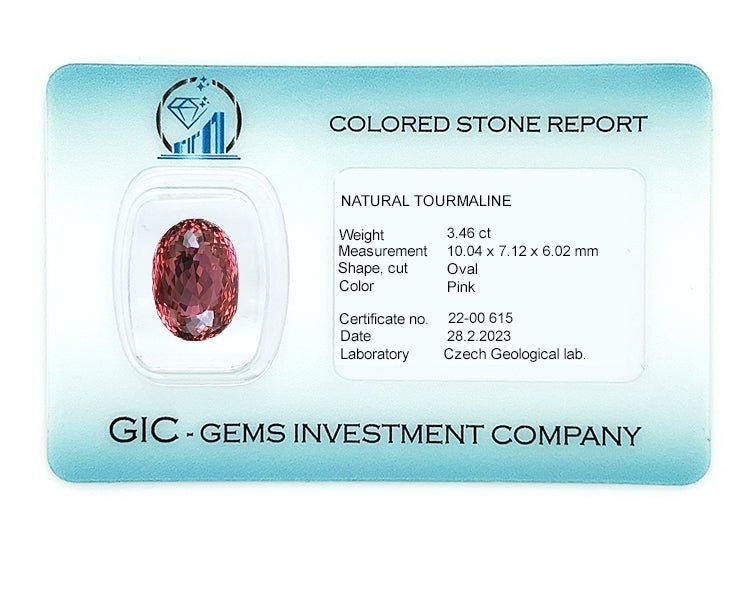 Pink Tourmaline - 3.46 ct