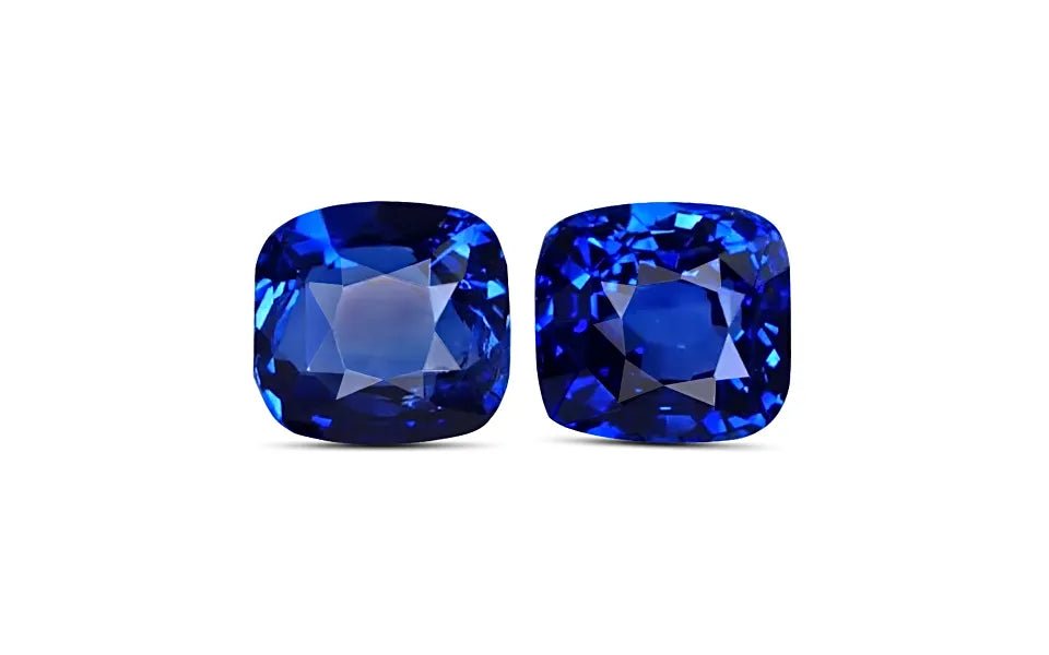 Royal Blue Sapphire pair 3.26 ct
