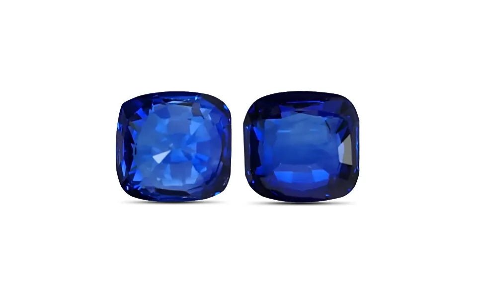 Royal Blue Sapphire pair 3.26 ct