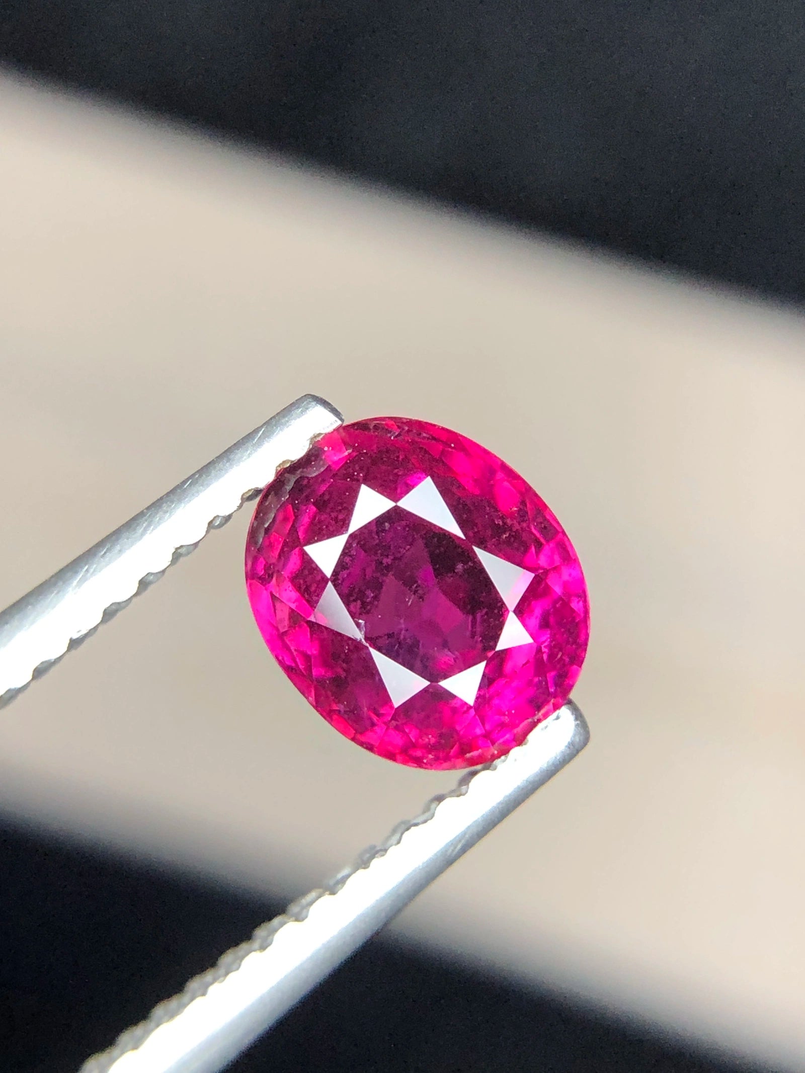 Natural Madagascar Ruby 1.59 ct – Oval Cut, No Heat, AIG Certified