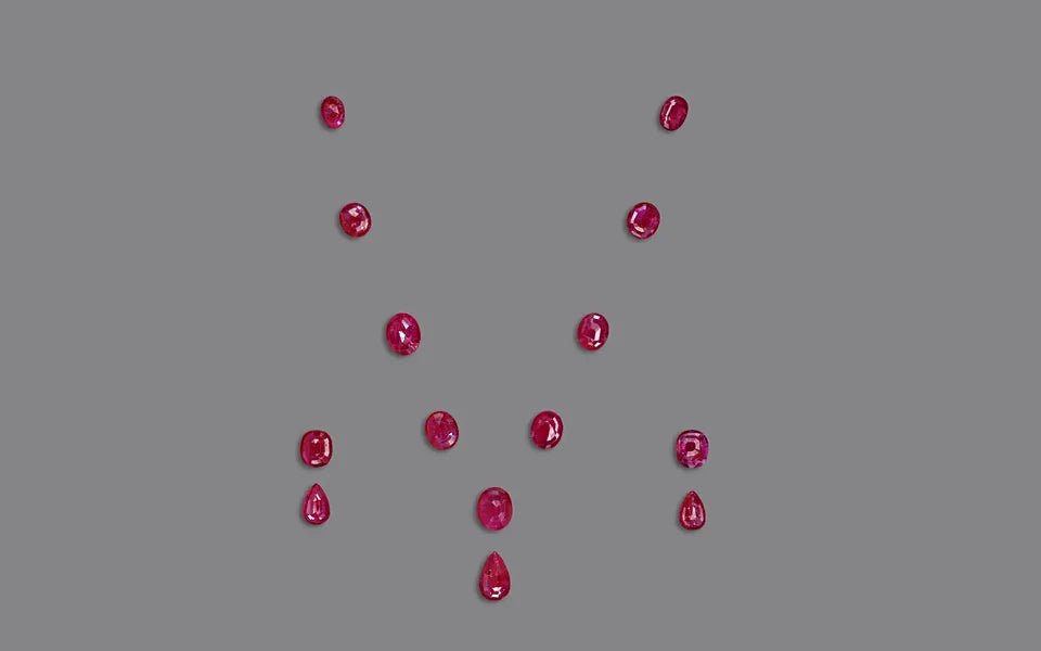 Ruby Layout from Mozambique - 29.95 ct