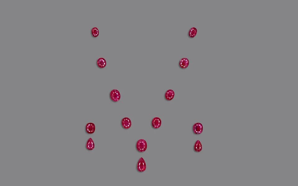 Ruby Layout from Mozambique - 29.95 ct