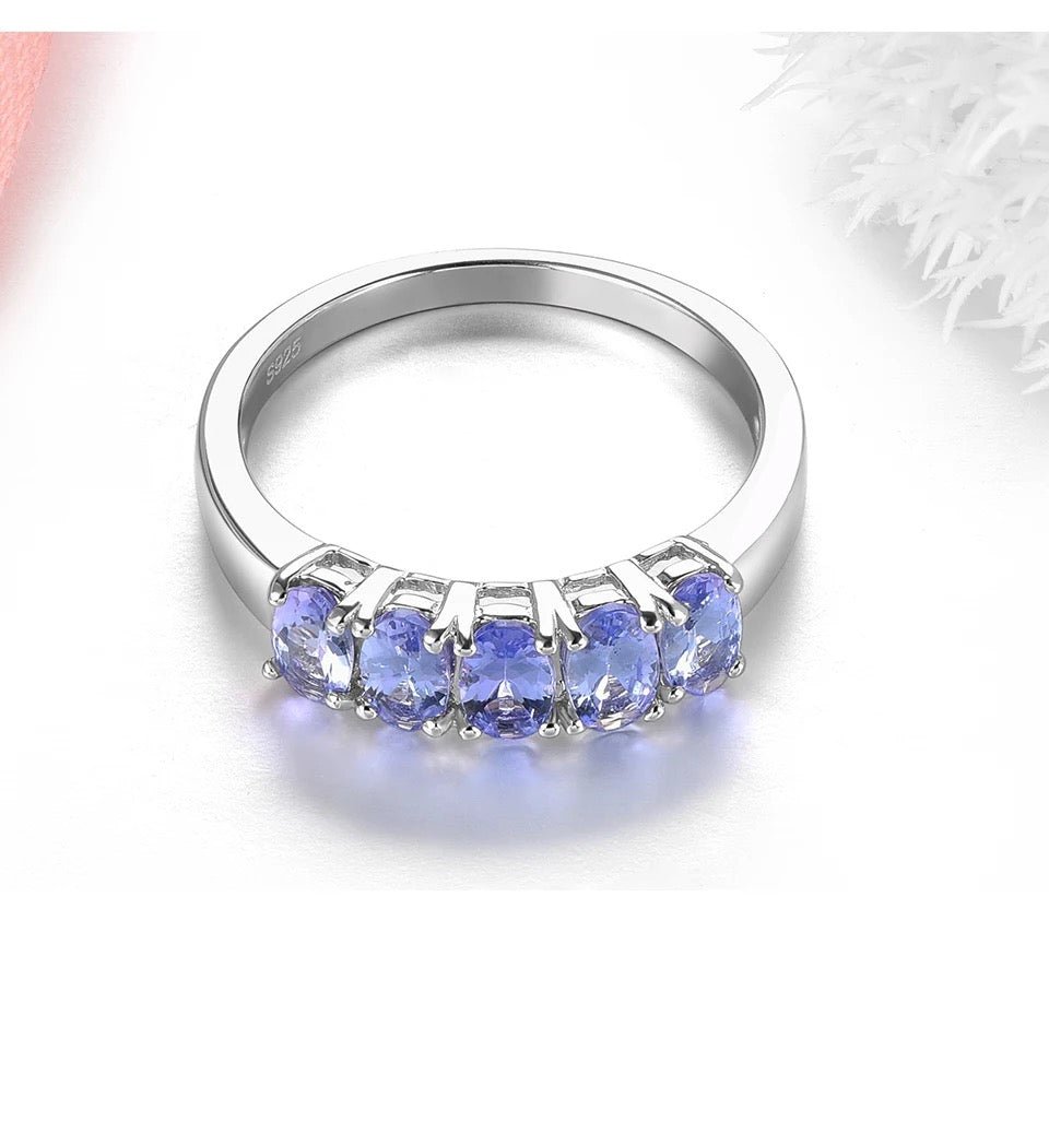 Silver 1.20 ct Tanzanite Ring