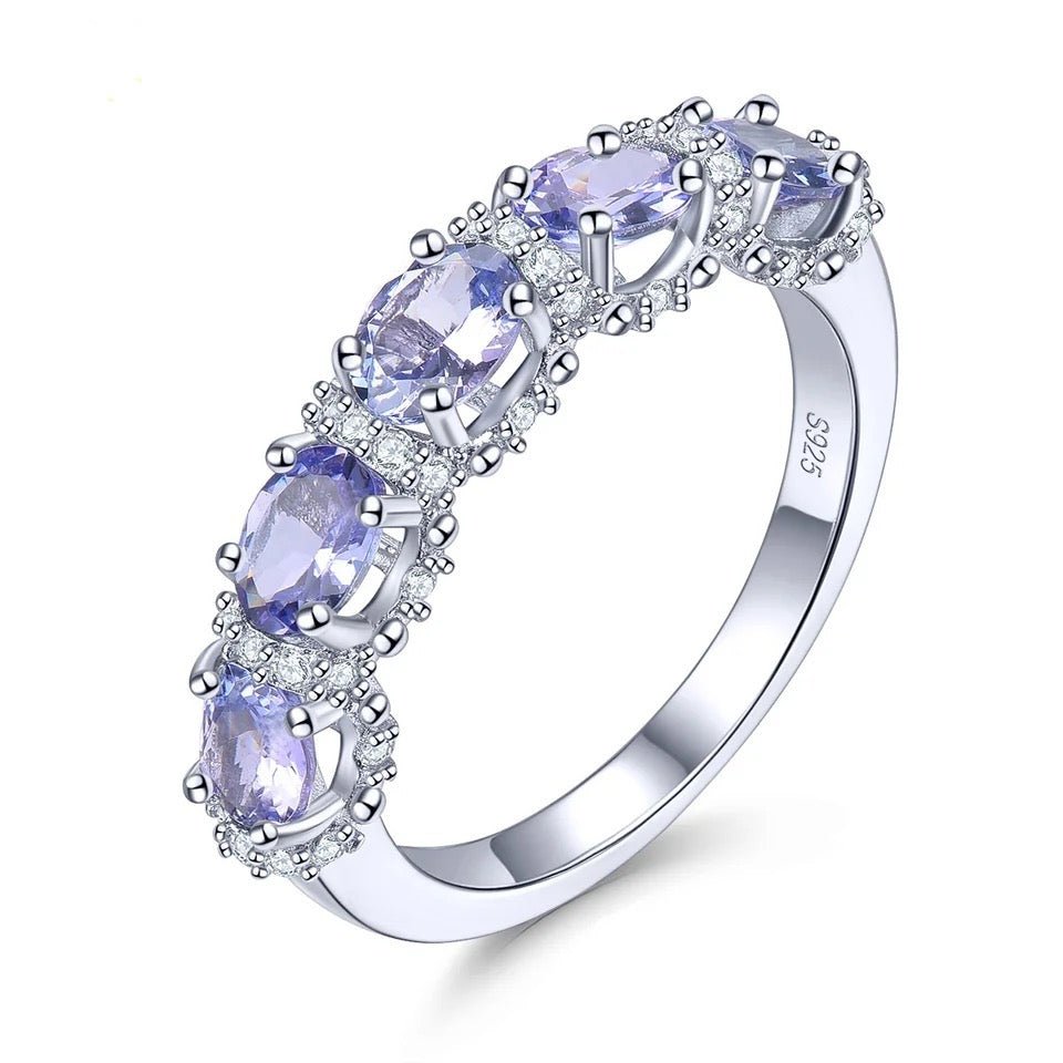 Silver 1.80 ct Tanzanite Ring